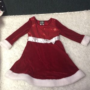 Pink & Violet Christmas Dress: Size 3T
